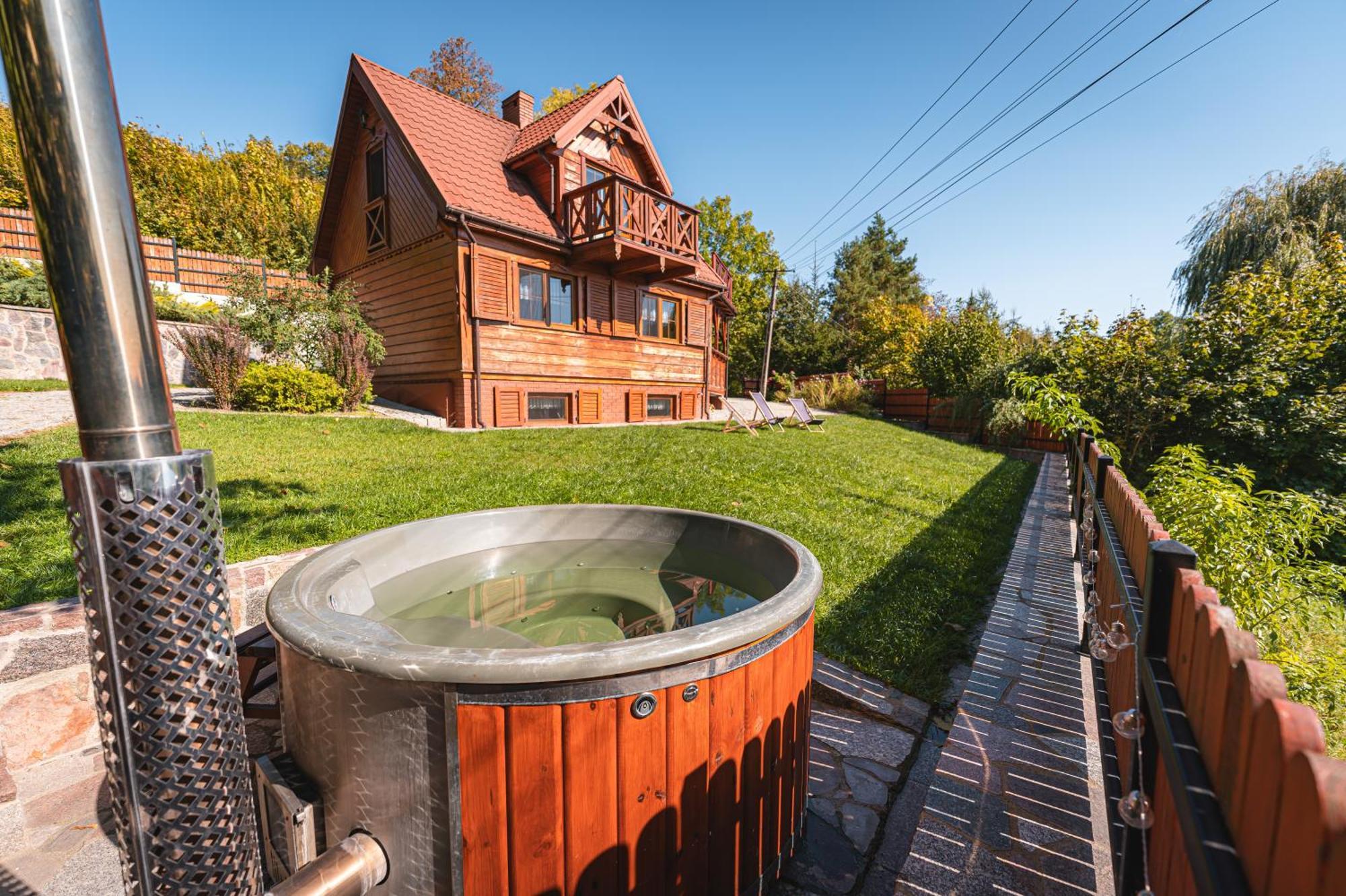 Bug Na Skarpie - Domek Wypoczynkowy Z Jacuzzi I Kominkiem Drohiczyn Ngoại thất bức ảnh